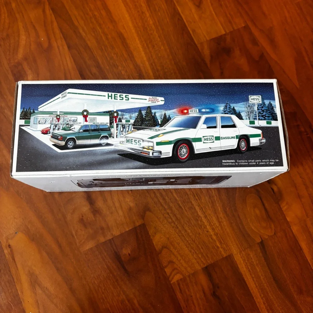 Vintage 1993 Hess Patrol Car Toy with Original Box Tested Working‎ Siren Lights